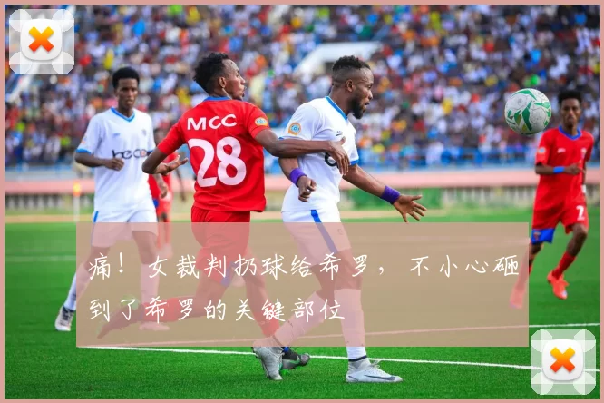 痛！女裁判扔球给希罗，不小心砸到了希罗的关键部位